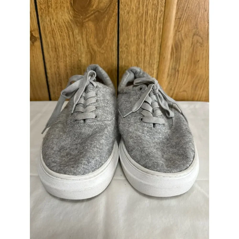206 Collective Mark Men's Gray Lace-Up Sneakers Size 11 Casual Comfort Fabric